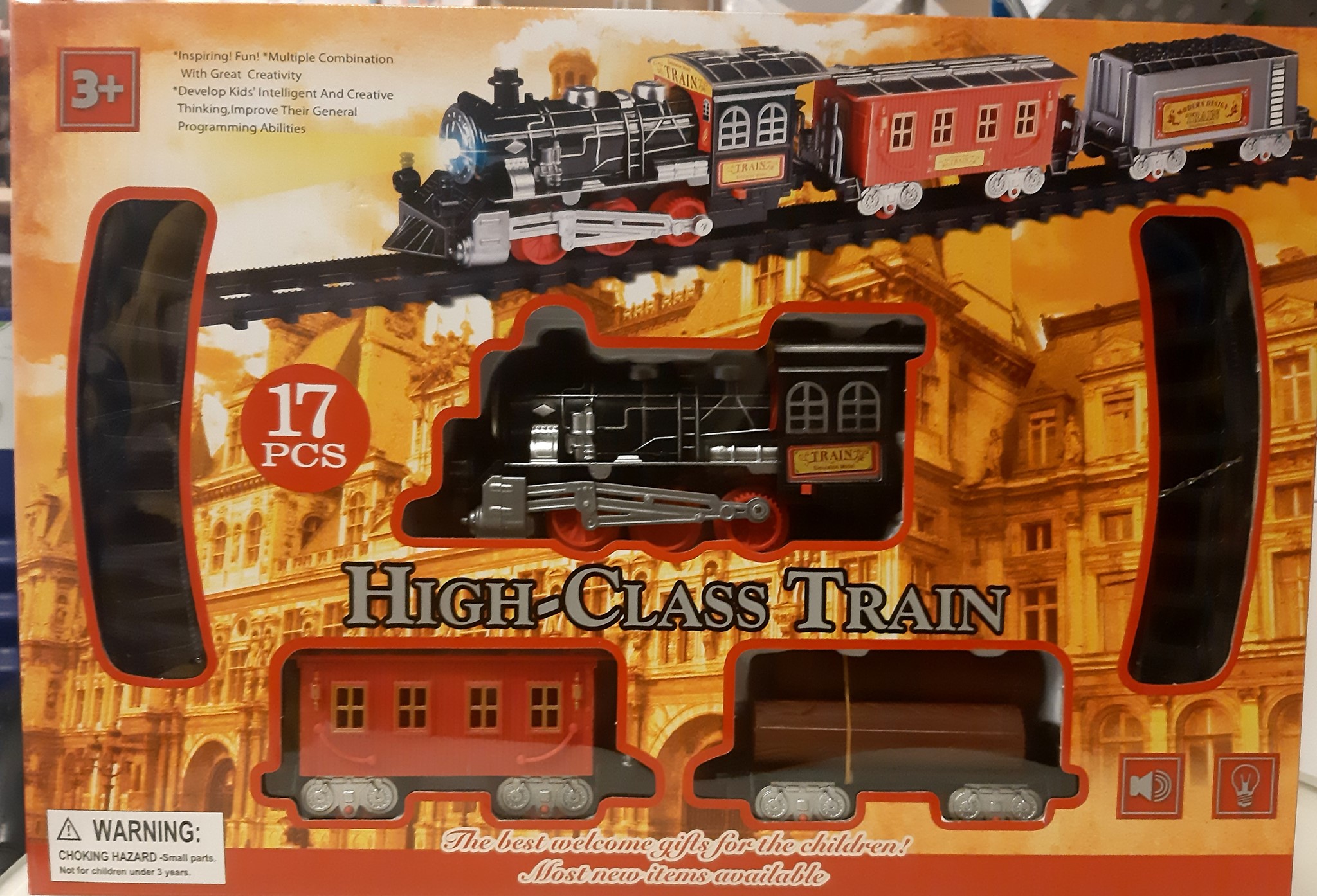 BATTERY OPERATED TRAIN SET  FOR KIDS