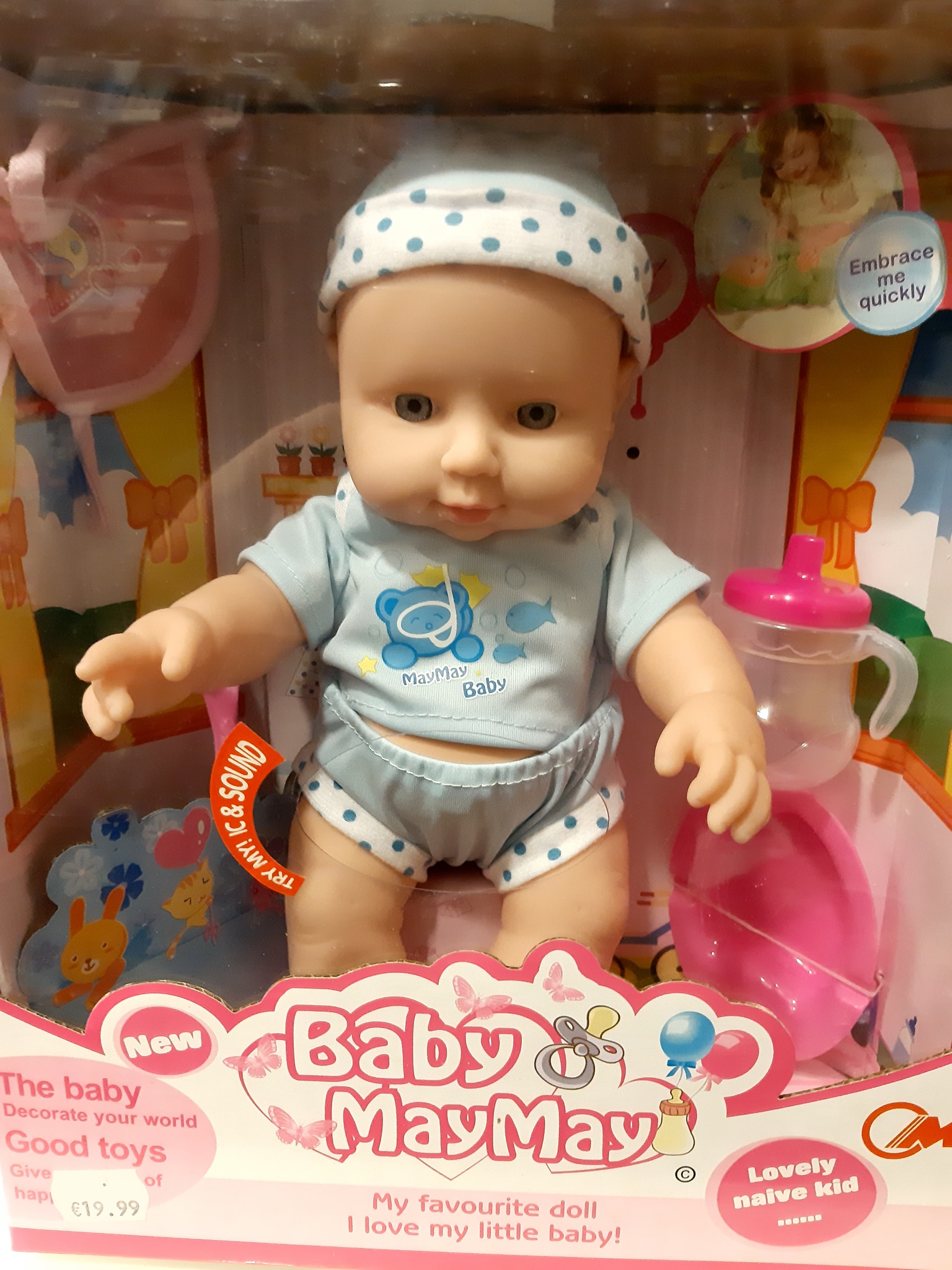 BABY MAYMAY DOLL WITH SOUND AND ACCESSORIES  8349003951660