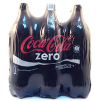 COCA COLA ZERO DIET SOFT DRINK. 1.5LT. PACKET OF 6