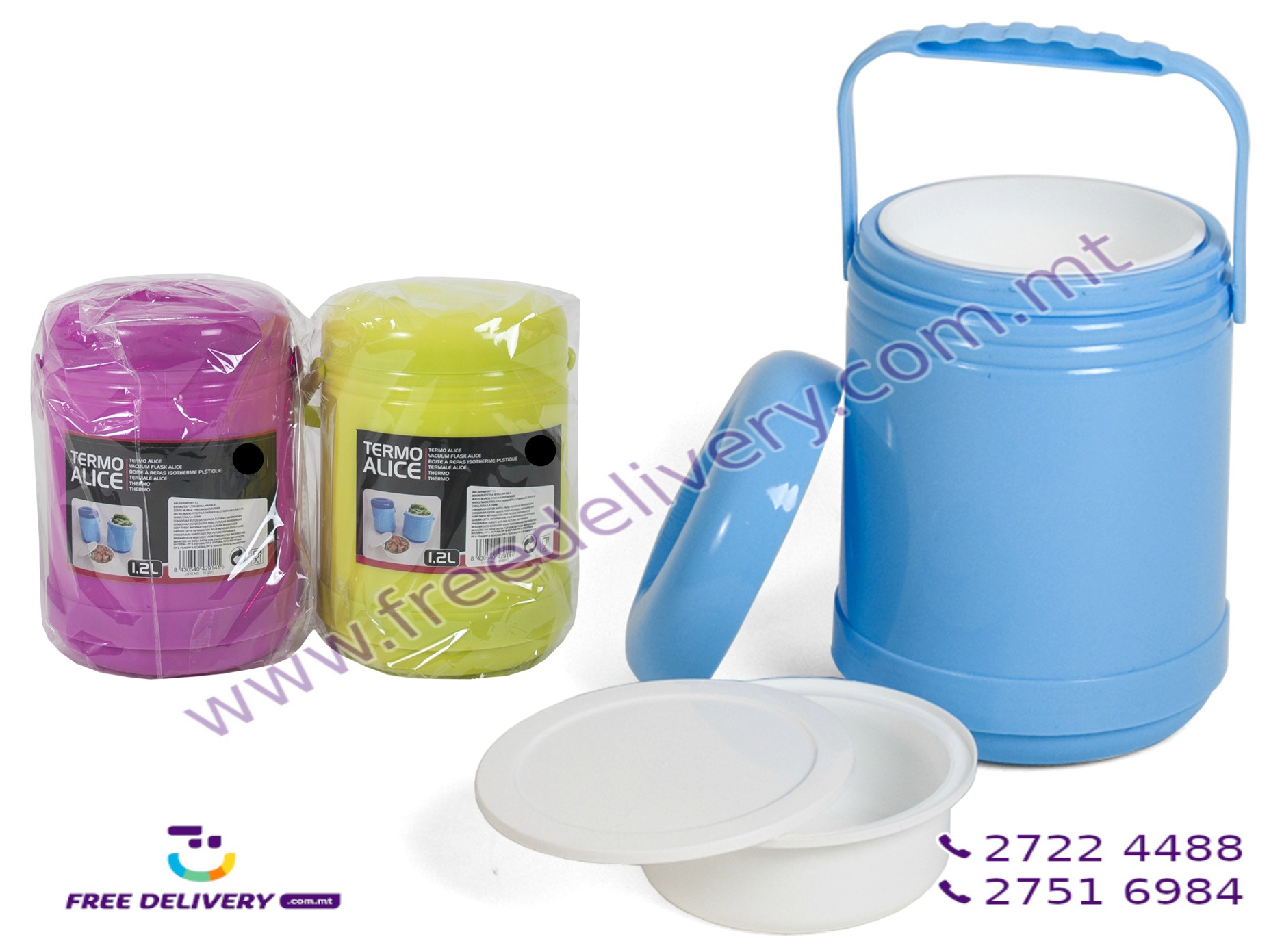 1.2 LITRES PLASTIC FOOD THERMOS. GE479141