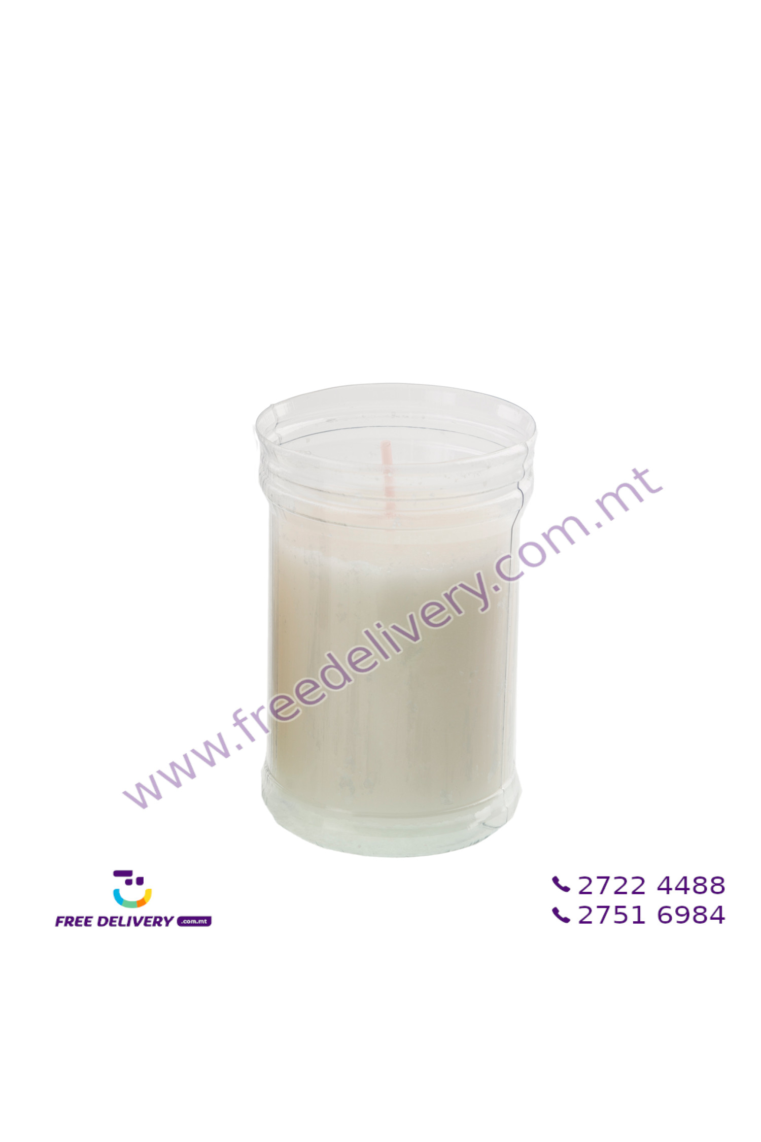36 HOUR WHITE CANDLE. VM010119