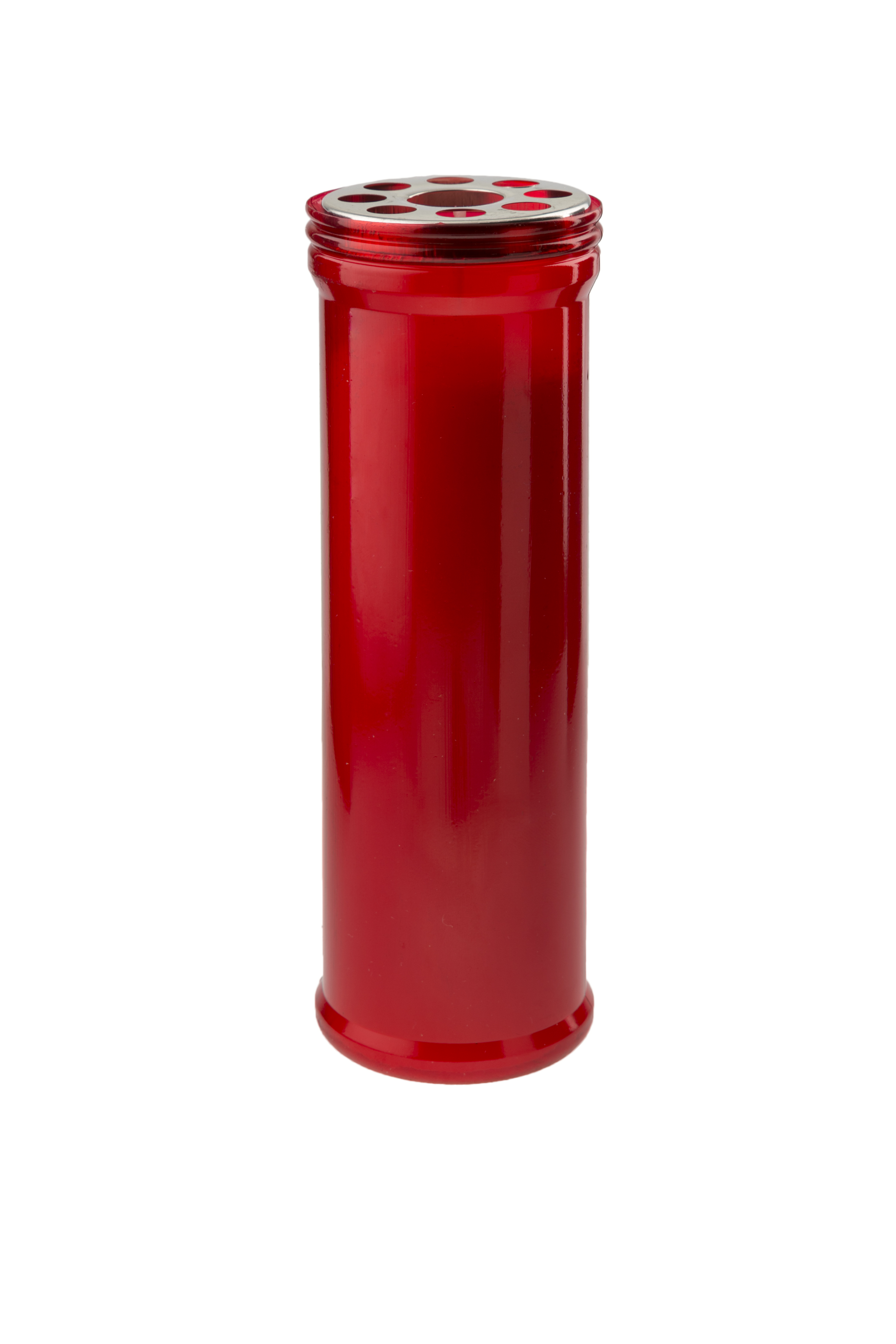 5 DAY RED CANDLE WITH LID. VM010539