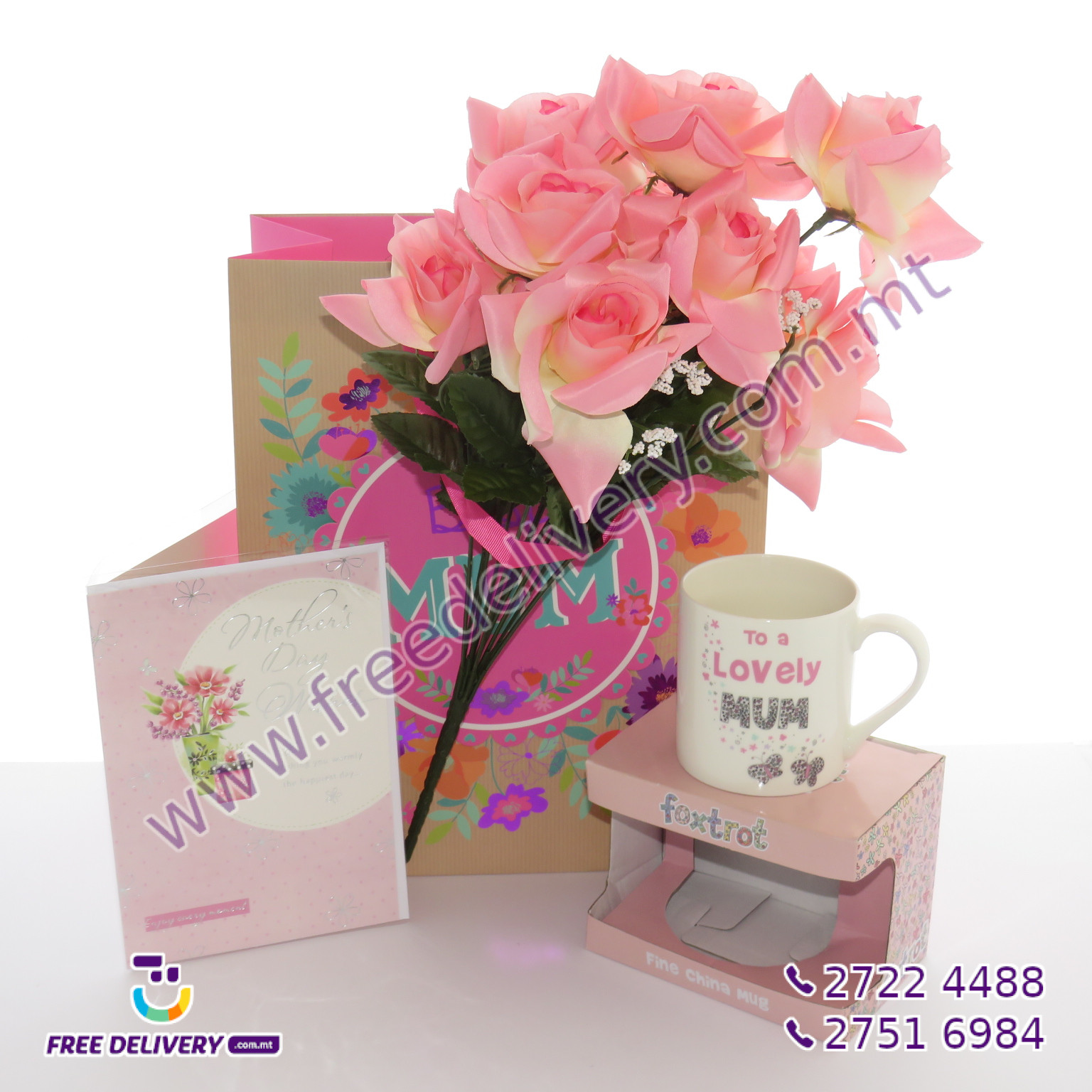 PINK ROSES MOTHER’S DAY GIFT PACKAGE