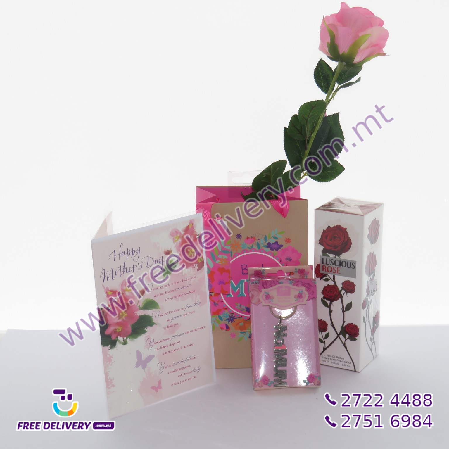 LUSCIOUS ROSE PERFUME MOTHER’S DAY GIFT SET